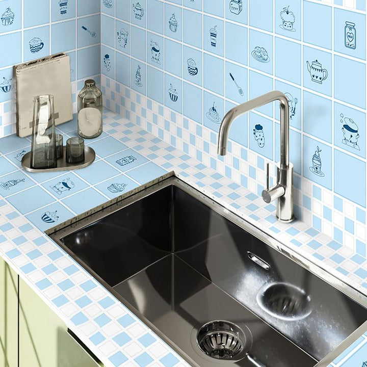 BowLift | Modern splash protection wall tile PVC self-adhesive wallpaper for kitchen backsplash