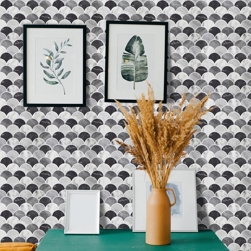 BowLift | Modern Peel and Stick Tiles PVC Fish Scale Peel and Stick Baseboard