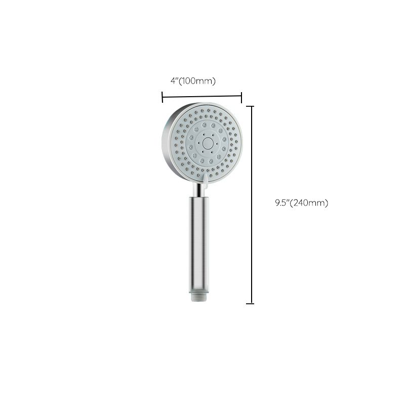 BowLift | Round self-cleaning hand shower adjustable spray pattern stainless steel hand shower