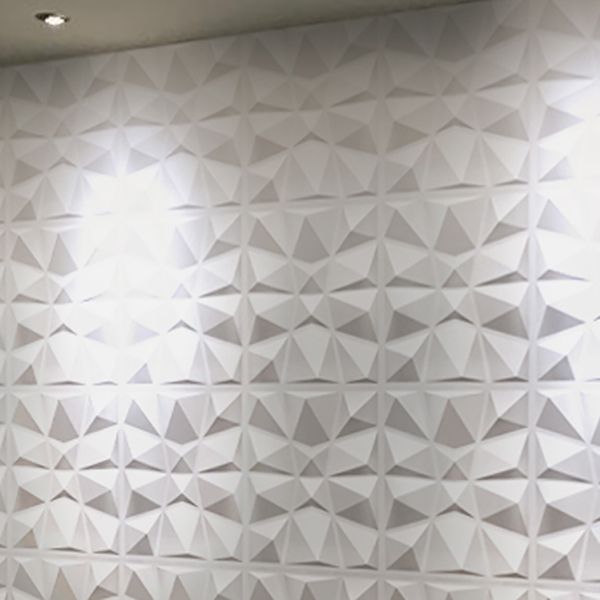BowLift | Modern Tin Back Wall Panel Smooth Upholstered Wall Ceiling in Black and White