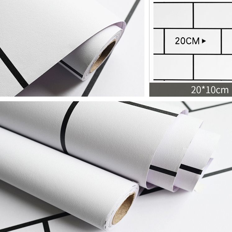 BowLift | Modern Kitchen Backsplash Tile Check Print Peel and Stick Backsplash Tile