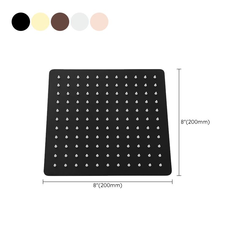 BowLift | Stainless Steel Square Shower Head Standard Spray Pattern Wall Mounted Shower Head