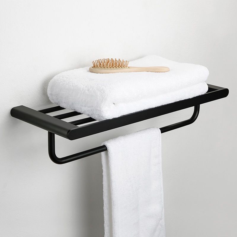 BowLift | Contemporary bathroom accessory single piece or in set made of black metal