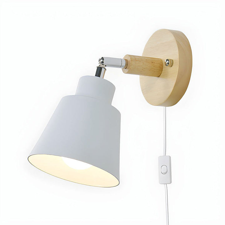 BowLift | Wall Light With Wood Accent For Bedroom