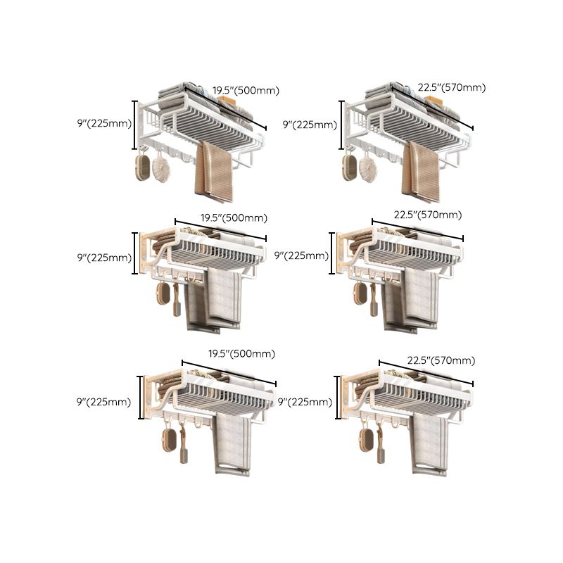 BowLift | Modern Bathroom Accessory Set White Paper Holder Bathroom Shelf Bathroom Fittings Set