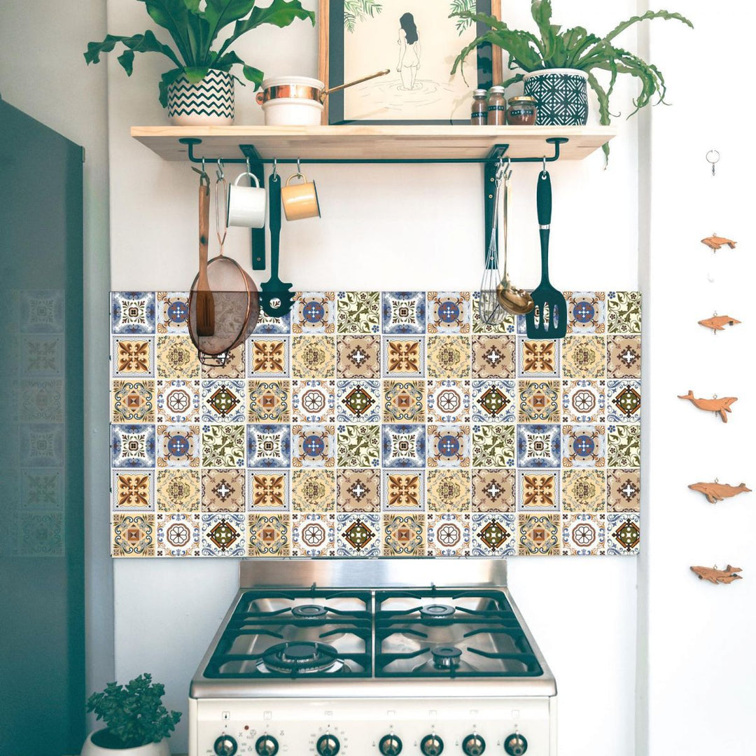 BowLift | Mosaic Tile Peel and Stick Wall Tile Modern Wallpaper with Waterproof