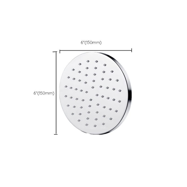BowLift | Metal Shower Head Combo Contemporary Round Fixed Shower Head for the Bathroom