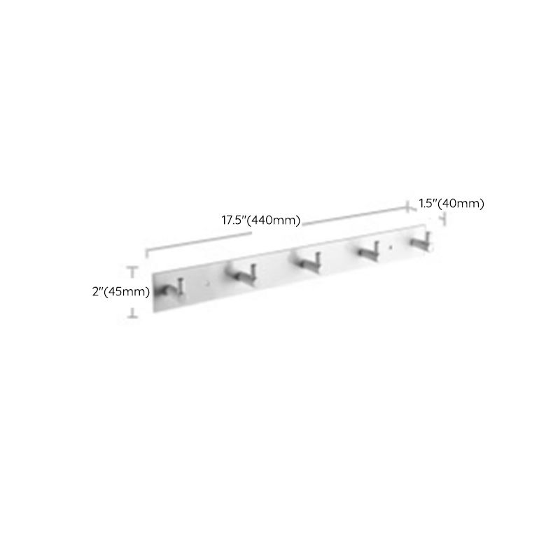 BowLift | Aluminium Bathroom Accessories Set Modern White Bathroom Accessories Set