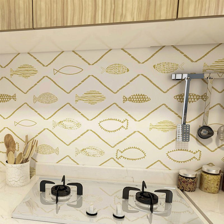 BowLift | Waterproof PVC Tile Singular Peel & Stick Tile for Kitchen Splashback Wall
