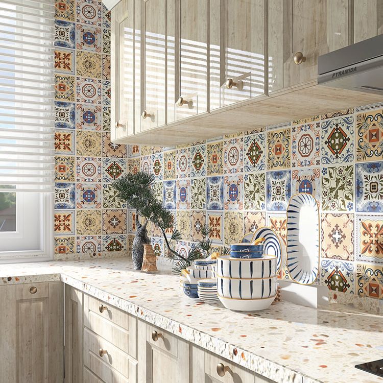 BowLift | Plastic Peel & Stick Mosaic Tile Square Waterproof Peel and Stick Backplate