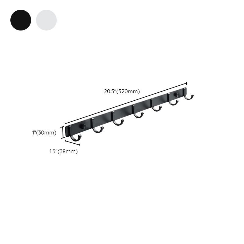 BowLift | Modern Bathroom Accessory Set Silver/Black Bathroom Accessory Kit