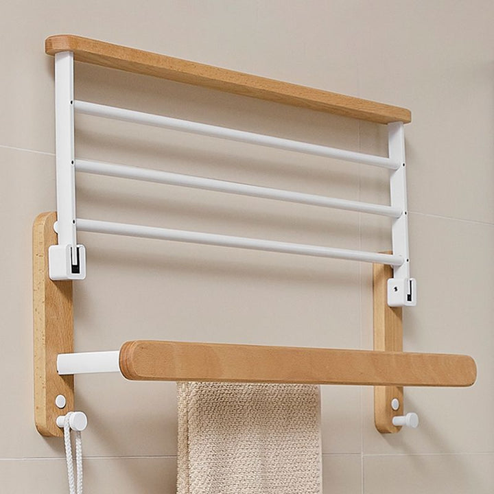 BowLift | Modern natural bathroom accessories as a single piece or in a set made of solid wood
