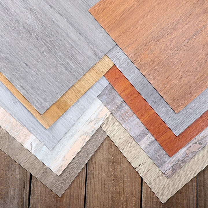 BowLift | Modern Vinyl Floor Wood Look Peel and Stick Hand-Scraped PVC Floor