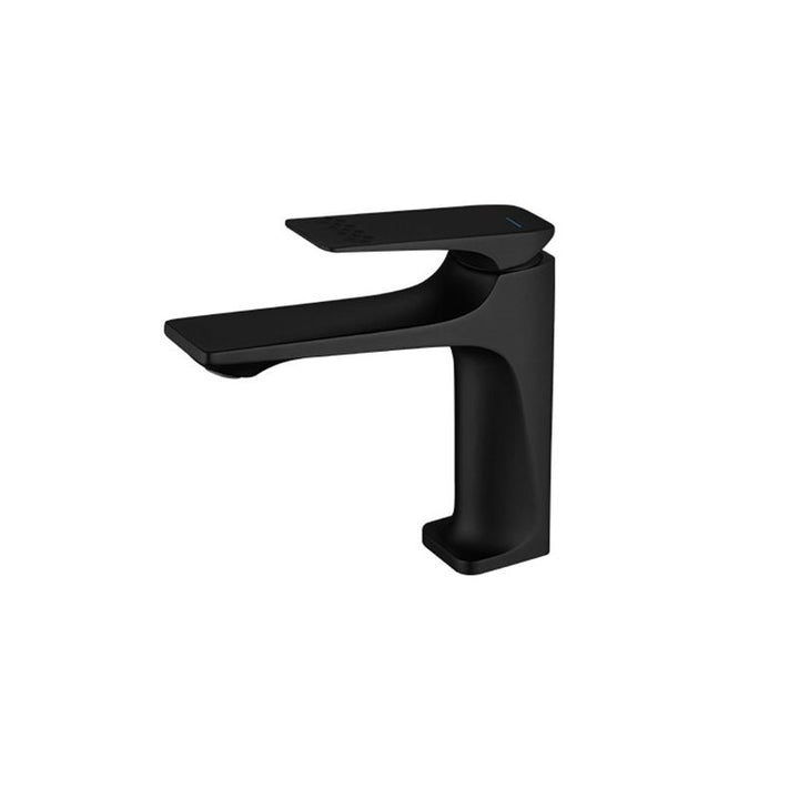 BowLift | Modern Bathroom Faucet Brass Deep Curve Lever Handle with Faucet Hose