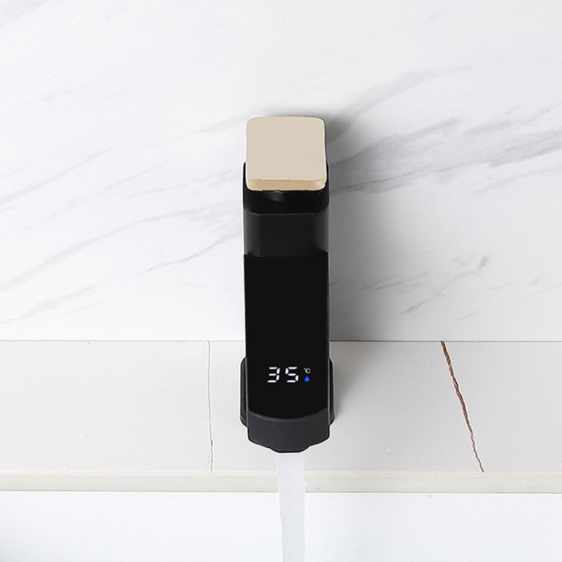 BowLift | Contemporary sink faucet Digital display Monochrome Low arch basin Bathroom sink