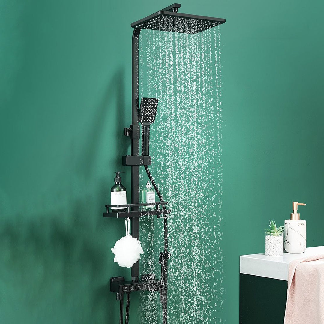 BowLift | Modern adjustable water flow shower faucet shower hose shower system on the wall