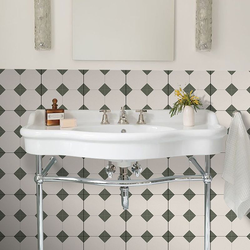 BowLift | Square Peel & Stick Tile with Pattern Waterproof Tile for Splash Guard Wall
