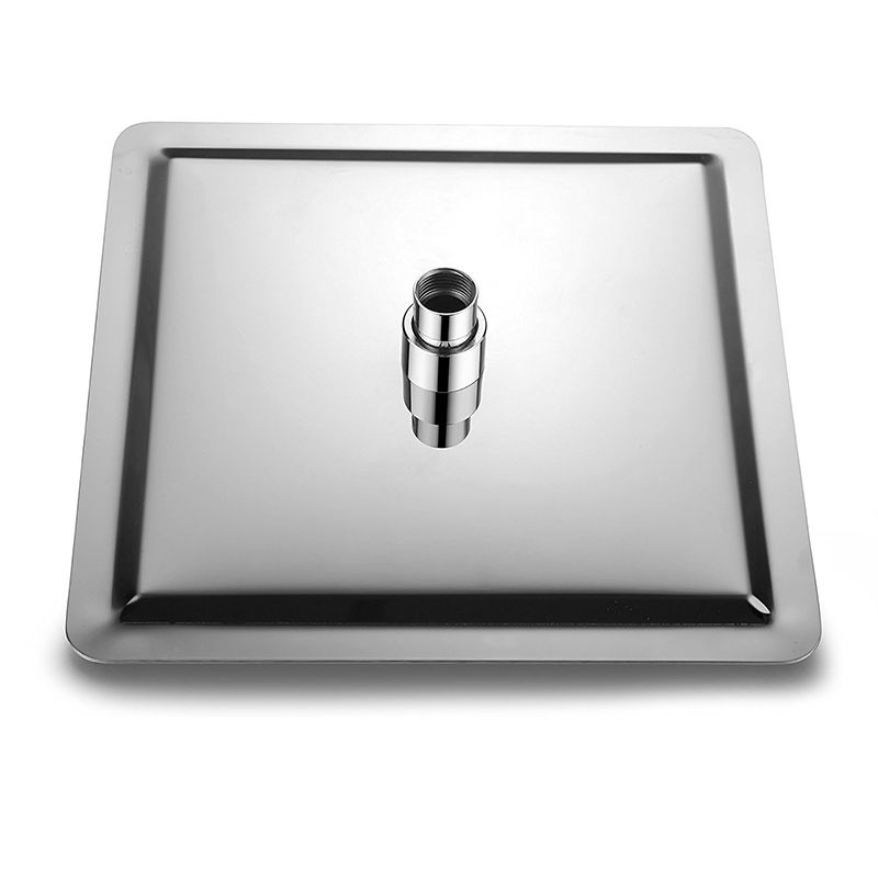 BowLift | Contemporary Shower Combo Fixed Shower Head Stainless Steel Wall Mounted Square Shower Head