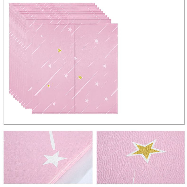 BowLift | Contemporary Wall Ceiling Cartoon Print Peel and Stick Waterproof Wall Panel
