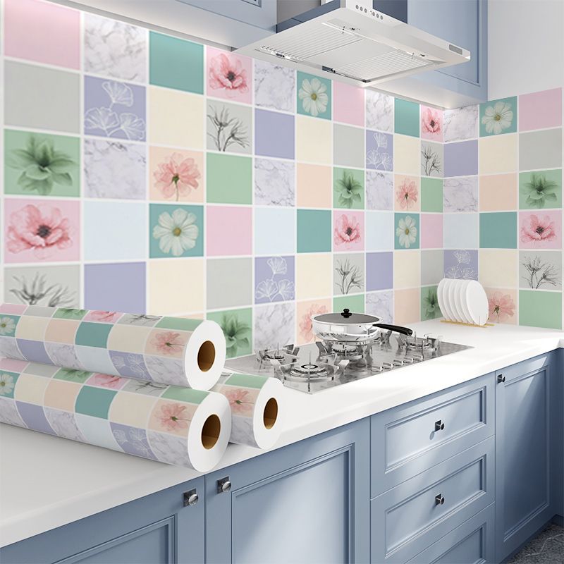 BowLift | Modern Peel & Stick Field Tile Plastic Wallpaper for Backsplash Wall