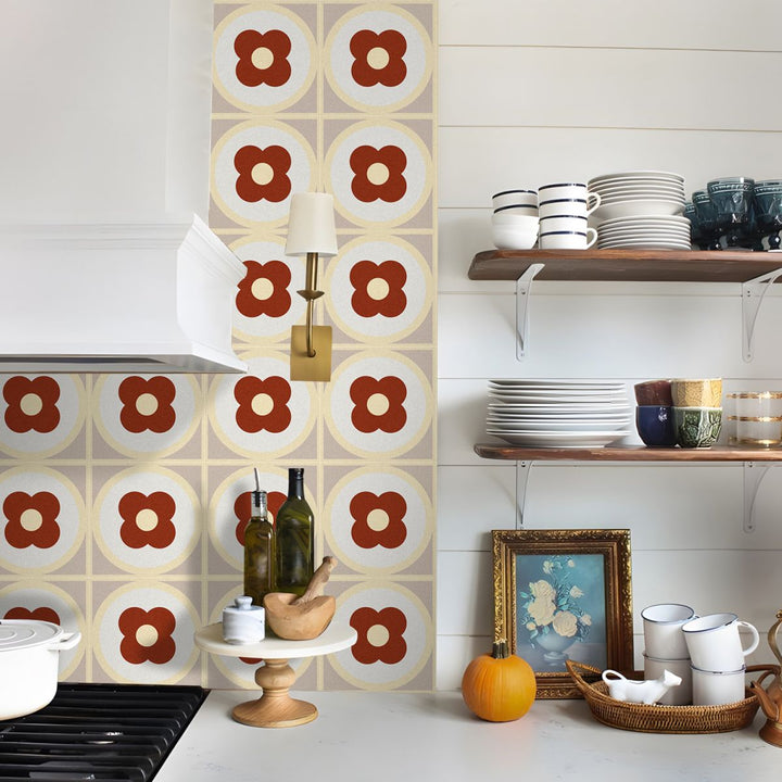 BowLift | Square Peel & Stick Field Tile Waterproof PVC Peel and Stick Wall Tile