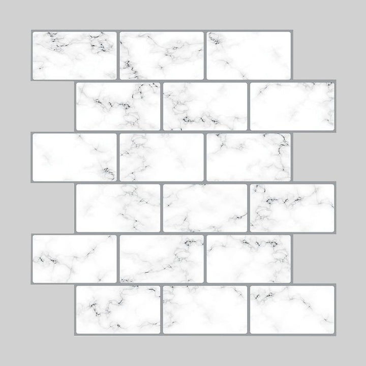BowLift | Peel and Stick Wall Tile Water Repellent Rectangle PVC Peel & Stick Subway Tile