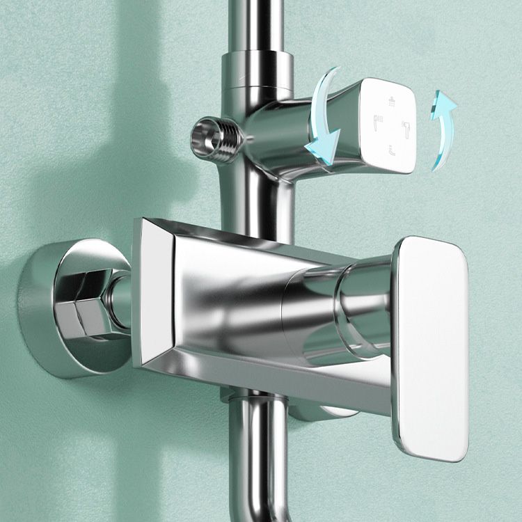 BowLift | Modern print-balanced converter faucet shower head shower fitting on the wall