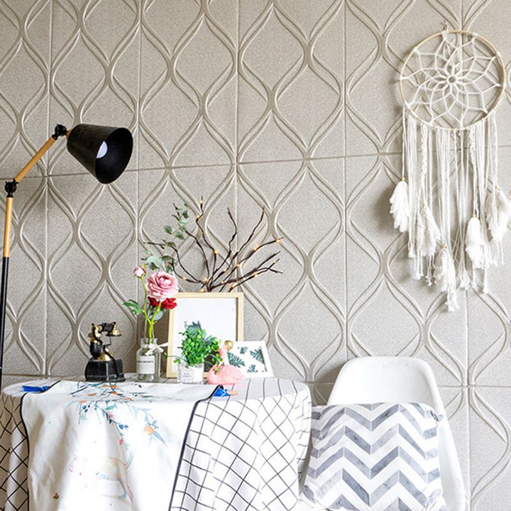BowLift | Contemporary waterproof wall planks striped brick bedroom wall panels
