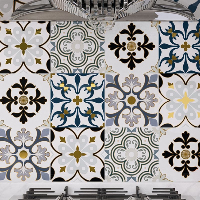 BowLift | PVC Square Peel & Stick Mosaic Tile Multi-Colors Kitchen and Bathroom Single Tile