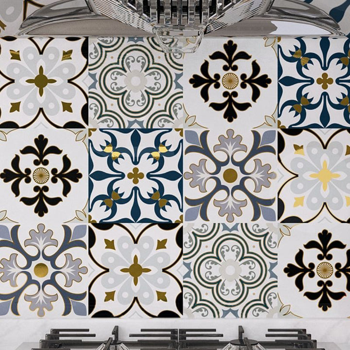 BowLift | PVC Square Peel & Stick Mosaic Tile Multi-Colors Kitchen and Bathroom Single Tile
