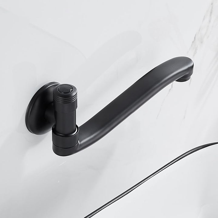 BowLift | Shower Bath Filler Wall Mount Copper Low Arc Knob Handle Bathtub Faucet Trim