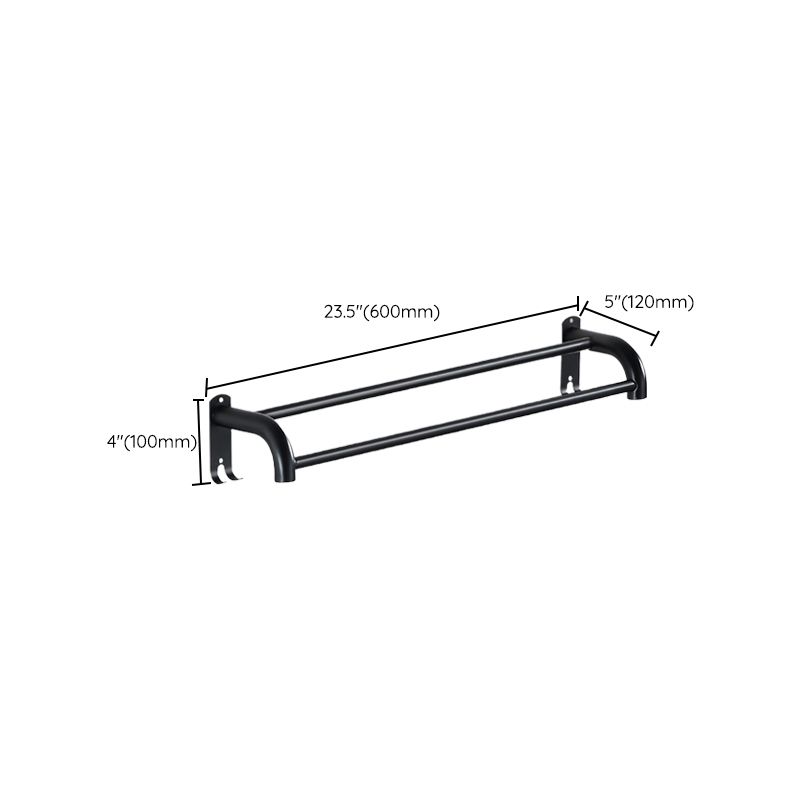 BowLift | Modern Bathroom Accessories Black Paper Holder Bathroom Shelf Bathroom Accessory Set