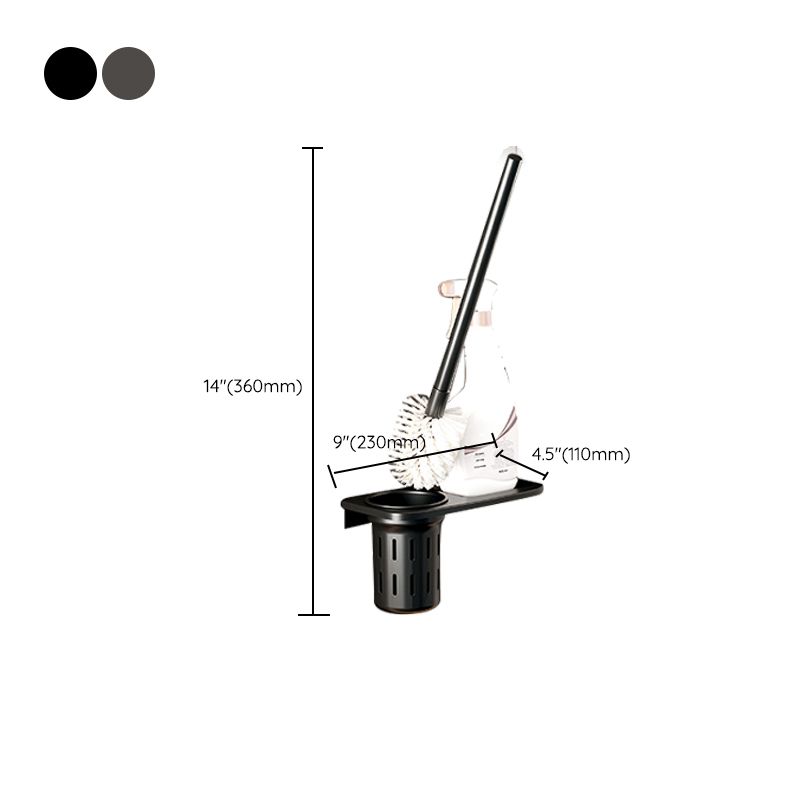 BowLift | Contemporary bathroom accessory set made of matte stainless steel-aluminum with bathrobe hook/towel rail