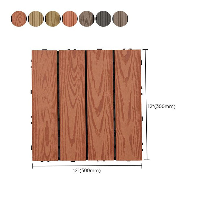 BowLift | Wood deck board outdoor non-slip embossed floor panel