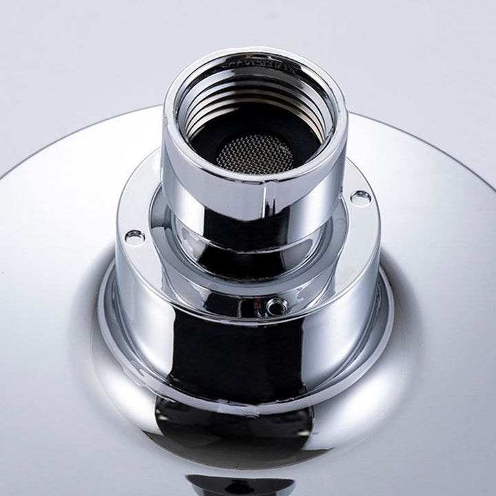 BowLift | Round Small Upper Shower Head Wall Mount Adjustable Shower Head