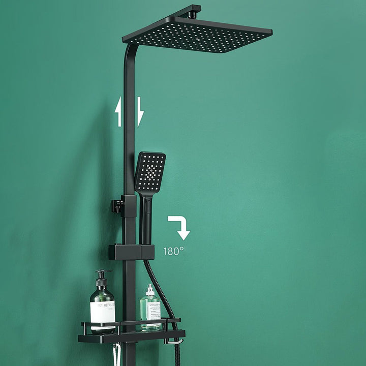 BowLift | Modern adjustable water flow shower faucet shower hose shower system on the wall