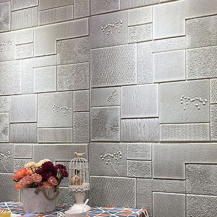 BowLift | Industrial Wall Plank 3D Brick Bathroom Living Room Wall Panel Set of 1