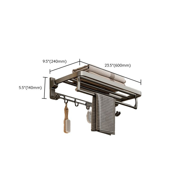 BowLift | Modern Stainless Steel Bathroom Shelf Bathroom Accessories Set Towel Holder Bathroom Set