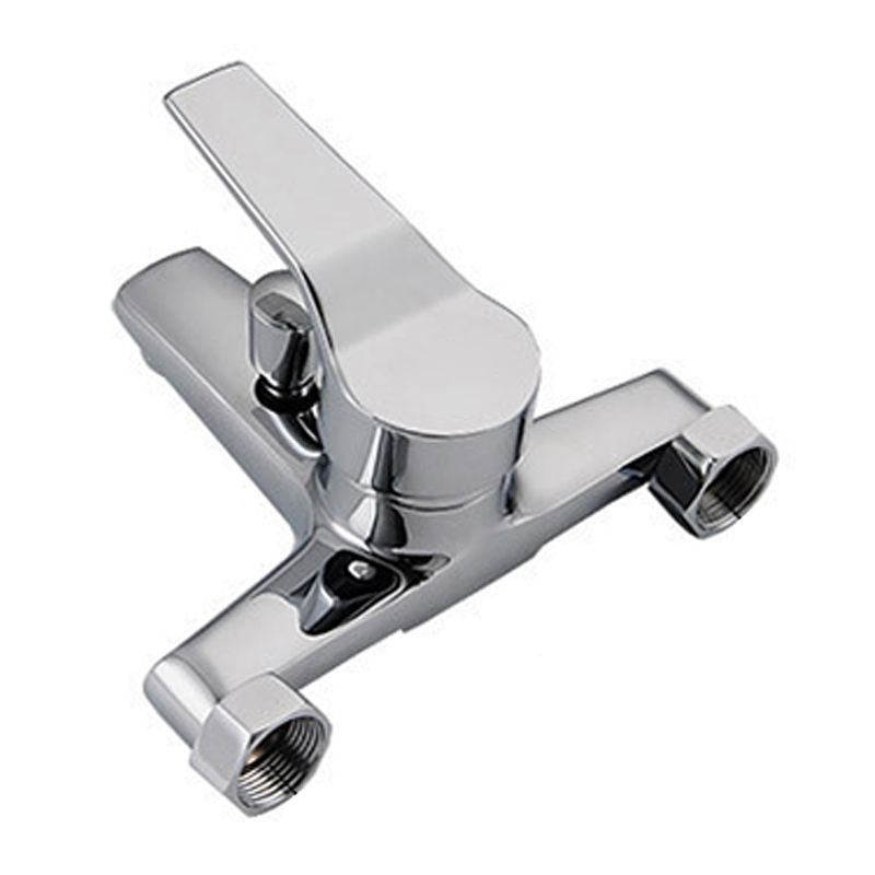 BowLift | Modern Silver Bathtub Spout Single-Hole and Two-Hole Installation Faucet