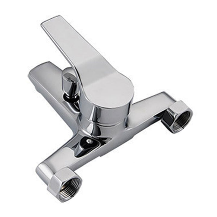 BowLift | Modern Silver Bathtub Spout Single-Hole and Two-Hole Installation Faucet