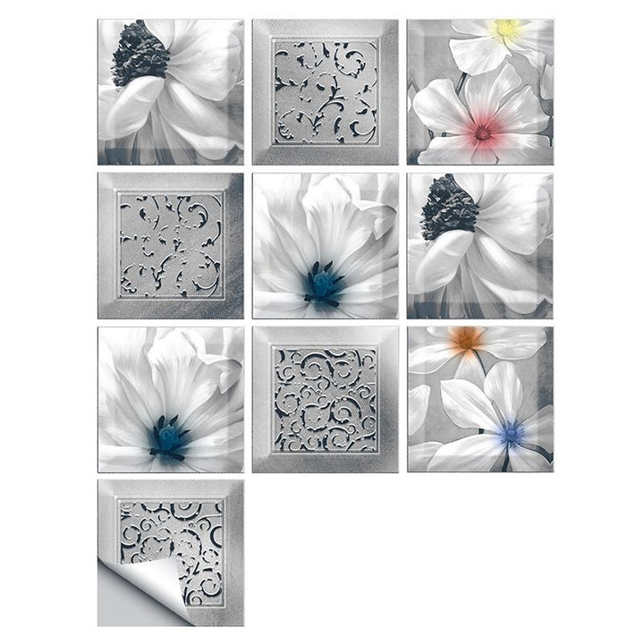 BowLift | Plastic Peel and Stick Backsplash Tile Square Wallpaper with waterproof