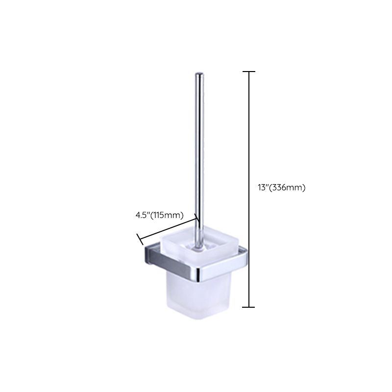 BowLift | Chrome brass modern bathroom accessory set with towel bar/ ring/ paper holder & bathrobe hook