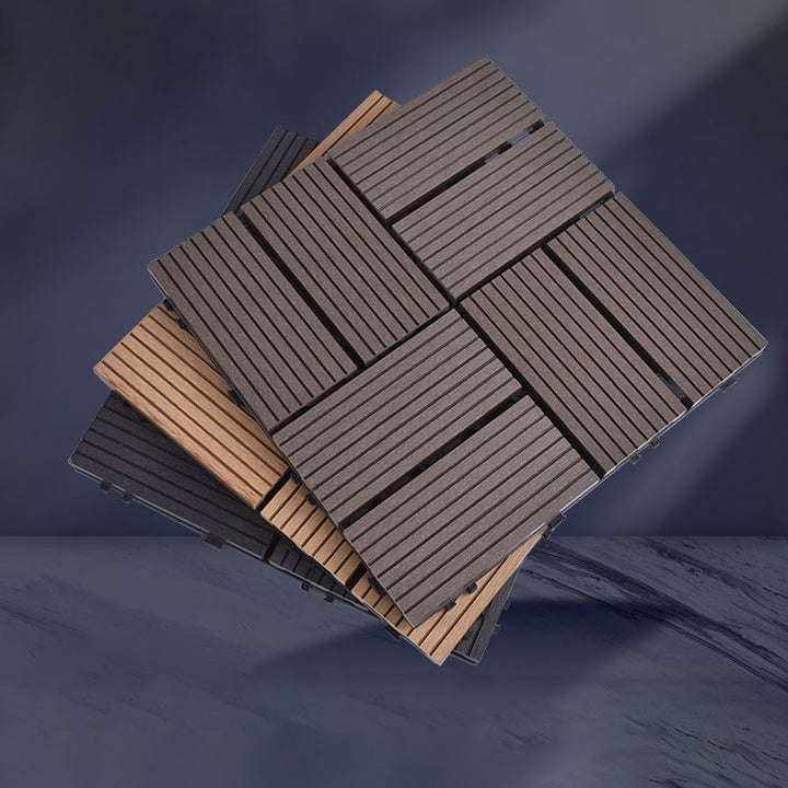 BowLift | Modern plastic wood laminate deck outdoors, mold-resistant laminate