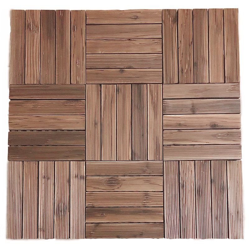 BowLift | Traditional Wood Laminate Floor Stain Resistant Laminate Plank Floor Set of 11