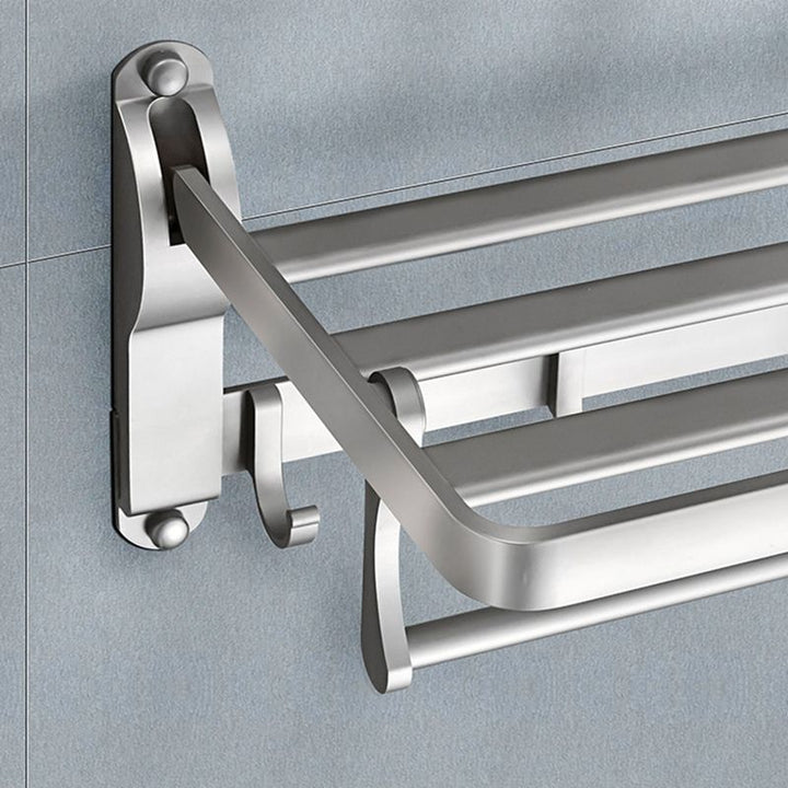 BowLift | Contemporary Metal 5-piece Bathroom Accessories Set with Bath Shelf