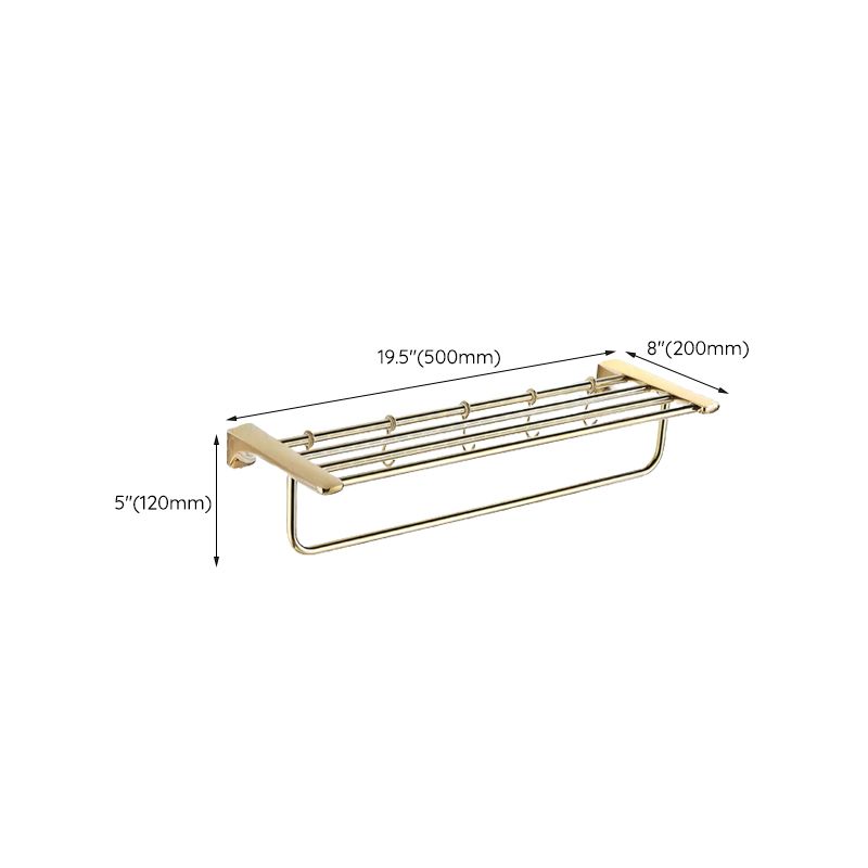 BowLift | Traditional Bathroom Fixtures Gold Bathroom Shelf Bathroom Accessory Set