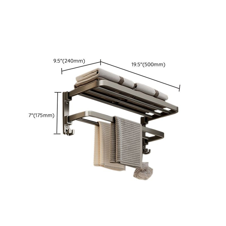 BowLift | Modern Stainless Steel Bathroom Shelf Bathroom Accessories Set Towel Holder Bathroom Set