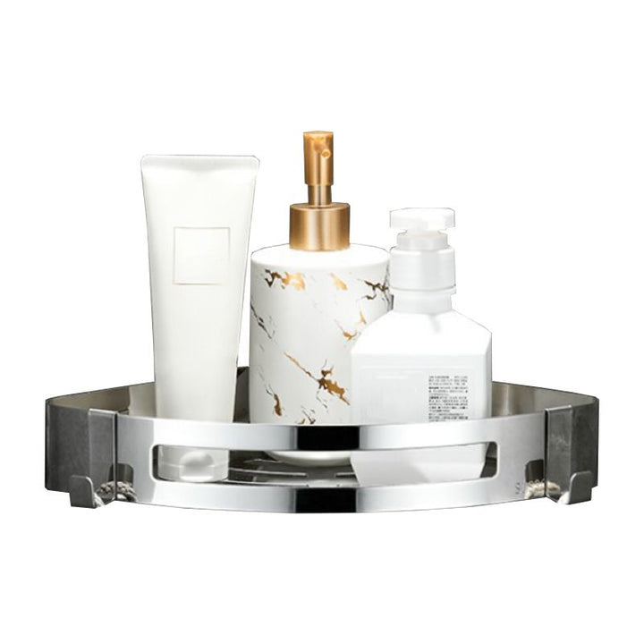 BowLift | Modern Bathroom Hardware Set Silver Bathroom Shelf Bathroom Hardware Set