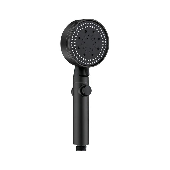 BowLift | Round Handheld Showerhead Modern Plastic Head with Self-Cleaning