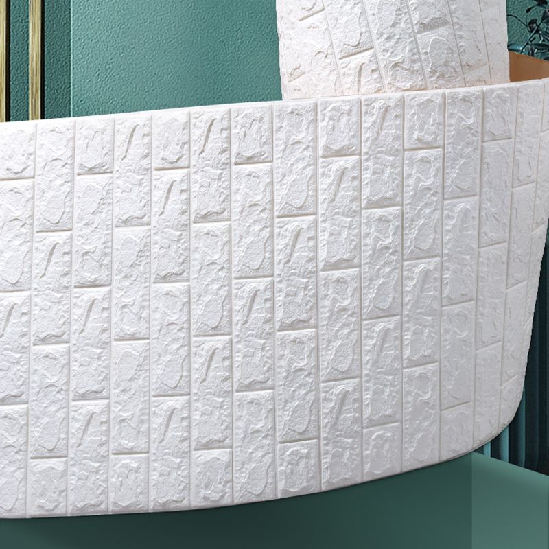 BowLift | Modern wall-ceiling element for sticking with 3D embossing in white